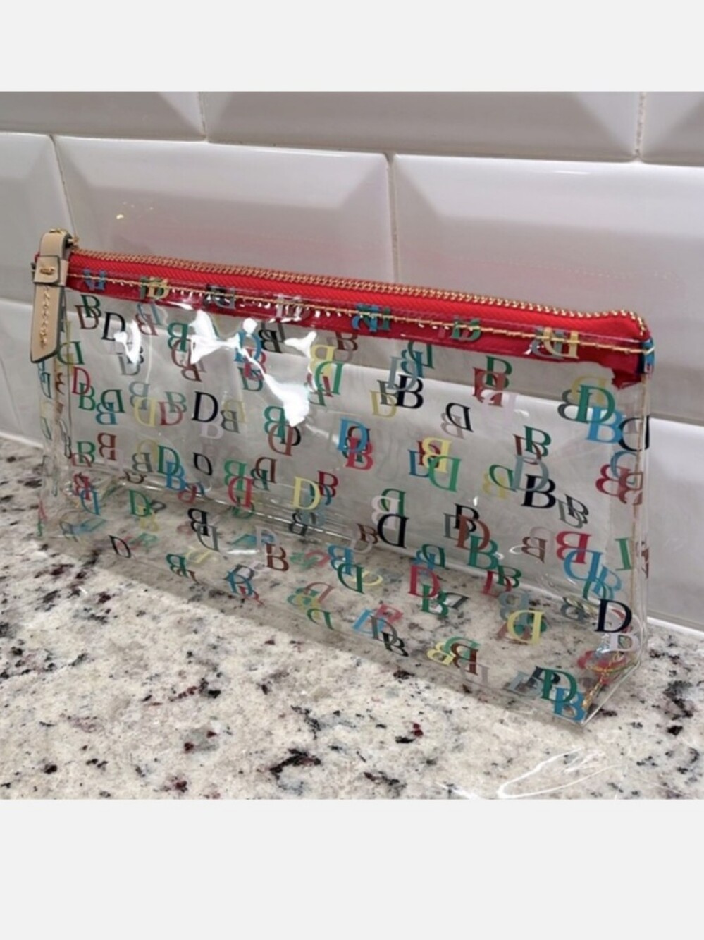 Dooney & Bourke Clear Cosmetic Case NWOT - Picture 2 of 7